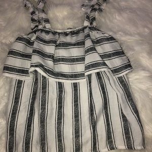 Striped loose tank